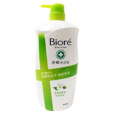 Biore 蜜妮 淨嫩沐浴乳 抗菌溫和型 純淨茉莉香, 1kg, 1瓶