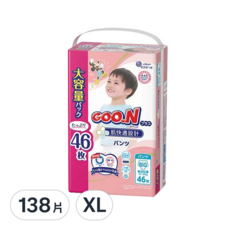 GOO.N 大王 肌快適褲型尿布, XL, 138片