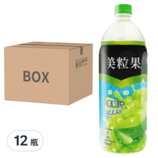 Minute Maid 美粒果 白葡萄汁, 1L, 12瓶