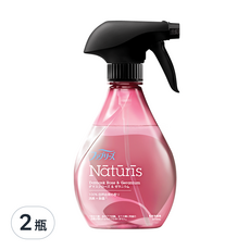 febreze 風倍清 Naturis衣物消臭噴霧 玫瑰+天竺葵, 370ml, 2瓶