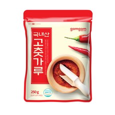 gomgom 韓國產辣椒粉, 250g, 1包