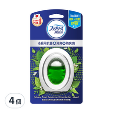 febreze 風倍清 浴廁用抗菌消臭防臭劑 薄荷綠香, 6ml, 4個