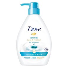 Dove 多芬 溫和除菌沐浴乳, 1000ml, 1瓶