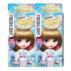 FRESHLIGHT 富麗絲 乳霜染髮劑, Lemon Blond, 2盒