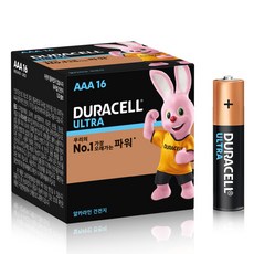 DURACELL 金頂 Ultra鹼性AAA電池, 16入, 1個