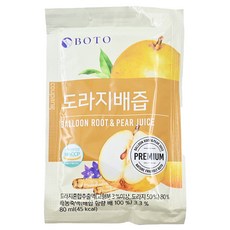 BOTO 桔梗水梨風味汁, 80ml, 100包