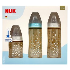 NUK 新生兒PPSU感溫奶瓶禮盒 1號 0-6個月, 1盒