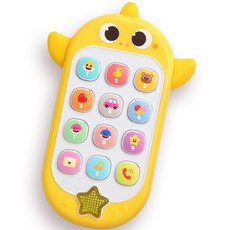 pinkfong 碰碰狐 鯊魚寶寶孩童手機有聲玩具, 混合顏色