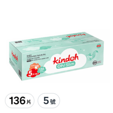 kindoh Oh Slim 超薄褲型尿布, XL, 136片