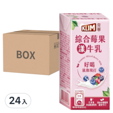 KLIM 克寧 綜合莓果漾牛乳, 198ml, 24瓶