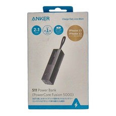 ANKER 511 Power Bank PowerCore Fusion 5K 行動電源 113 x 30 x 30mm, A1633, 黑色