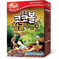 Dongsuh Post 叢林探險隊巧克力球穀物麥片 550g, 1盒