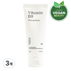 Natural Derma Project 維他命B9提亮霜, 單色, 65ml, 3條