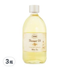 SABON 白茶沐浴油, 500ml, 3瓶