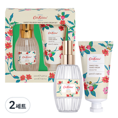 Cath Kidston 甜蜜碗豆身體香氛噴霧 100ml+護手霜 50ml, 2組