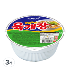 SAMYANG 三養 辣牛肉湯麵 86g, 3入
