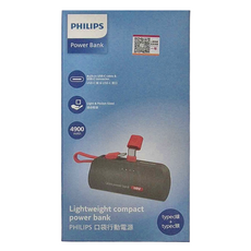 PHILIPS 飛利浦 口袋行動電源 TypeC, DLP2550CG/96, 綠色