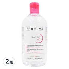 BIODERMA H20 高效潔膚液 粉瓶, 500ml, 2瓶