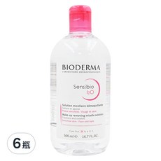 BIODERMA H20 高效潔膚液 粉瓶, 500ml, 6瓶