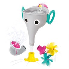 YOOKIDOO 大象澆水器沐浴玩具, 灰色