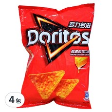 Doritos 多力多滋 玉米片 超濃起司, 84g, 4包