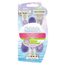 Schick 舒適牌 舒柔仕女輕便刀敏感肌 55g, 3入, 1包