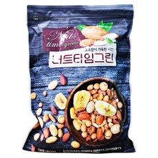 Hmgfood Nuts time green 綜合堅果, 1kg, 1包