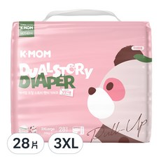 MOTHER-K K-MOM 頂級超薄瞬吸玩睡褲/尿布, XXXL, 28片