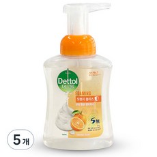 Dettol 泡沫洗手液 Orange Bliss Original 250ml * 5ea, 250毫升, 5個