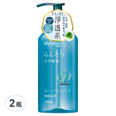 syoss 絲蘊 淨透清潤洗髮露 日本藍藻, 420ml, 2瓶