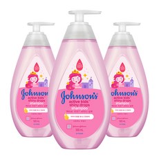 Johnson's 嬌生嬰兒 活力亮澤洗髮露, 500ml, 3瓶