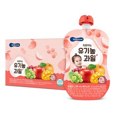 BEBECOOK 寶膳 嬰幼兒綜合蔬果汁 7個月以上, 蘋果白葡萄水梨芒果紅葡萄口味, 100ml, 10包