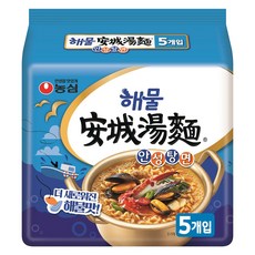 Nongshim 農心 安城湯麵 海鮮口味, 112g, 5包