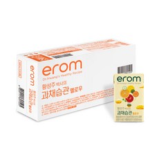 erom 綜合蔬果汁 黃色包裝款, 140ml, 24入