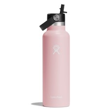 Hydro Flask 提把式印花保溫瓶, 延齡粉紅, 621ml, 1個