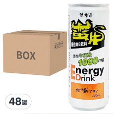 保力達 蠻牛 slim can 維他命B飲料, 250ml, 48罐