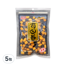 ARITA 有田製菓 海苔小卷 便利包, 50g, 5包