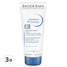 BIODERMA Atoderm PP 潤膚乳, 200ml, 3個