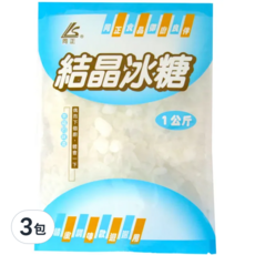 同正 結晶冰糖, 1kg, 3包