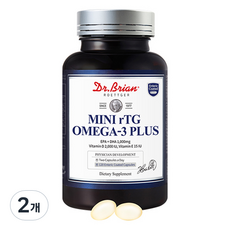 Dr.Brian ROETTGER 迷你 rTG Omega 3 Plus 72 克, 120顆, 72g, 2個