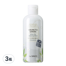 the SAEM 得鮮 療癒茶園系列 白茶卸妝水, 300ml, 3瓶