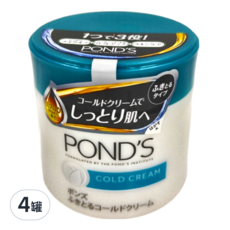 POND'S 旁氏 卸妝冷霜 擦拭型, 270g, 4罐