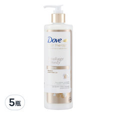 Dove 多芬 Hair Therapy 受損髮護理洗髮精 綠木質地香, 5瓶, 380ml