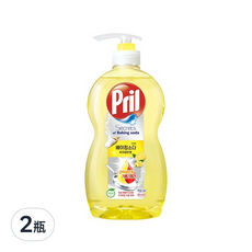 Pril 淨麗 小蘇打高效洗碗精 檸檬, 750ml, 2瓶