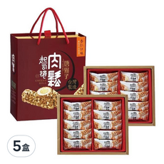 新東陽 肉鬆起司捲禮盒 杏仁口味, 300g, 5盒