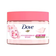 Dove 多芬 去角質身體磨砂膏 櫻花甜香, 298g, 1罐