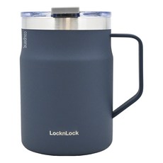 LocknLock 樂扣樂扣 都會馬克咖啡杯, 海軍藍色, 475ml, 1個