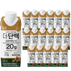 Binggrae DeoDanbaek 咖啡乳清蛋白飲, 250ml, 18瓶