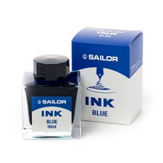 SAILOR 寫樂 鋼筆染料瓶墨水 50ml, 藍色, 1個