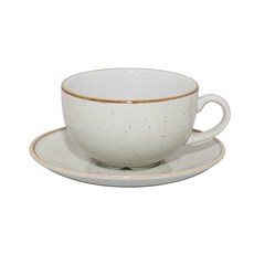 CHURCHiLL Stonecast Cappuccino Cup 340ml 1 人套組, 巴厘島白, 1套